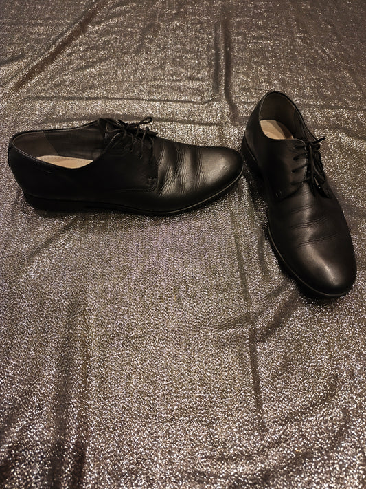 Vagabond Shoemakers Black Leather Derby Shoes Men's Size 41 Lace Up Business