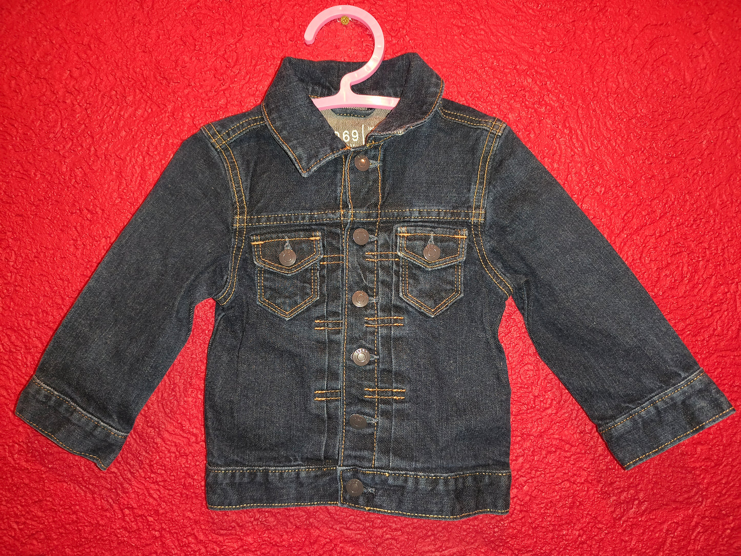 BabyGAP 1969 Toddler Classic Dark Wash Denim Jacket – Size 12-18 Months