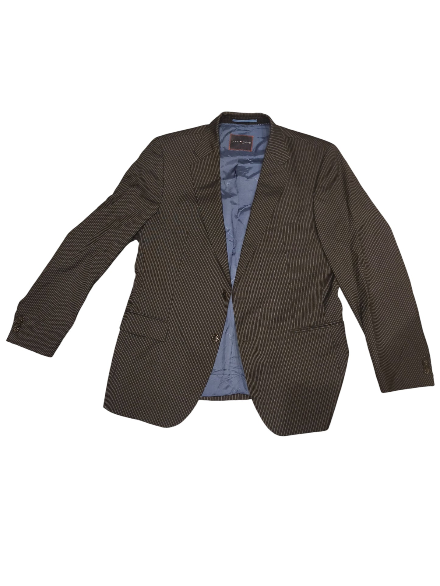 Tommy Hilfiger Tailored Men's Navy Pinstripe Suit Jacket - Size 40R