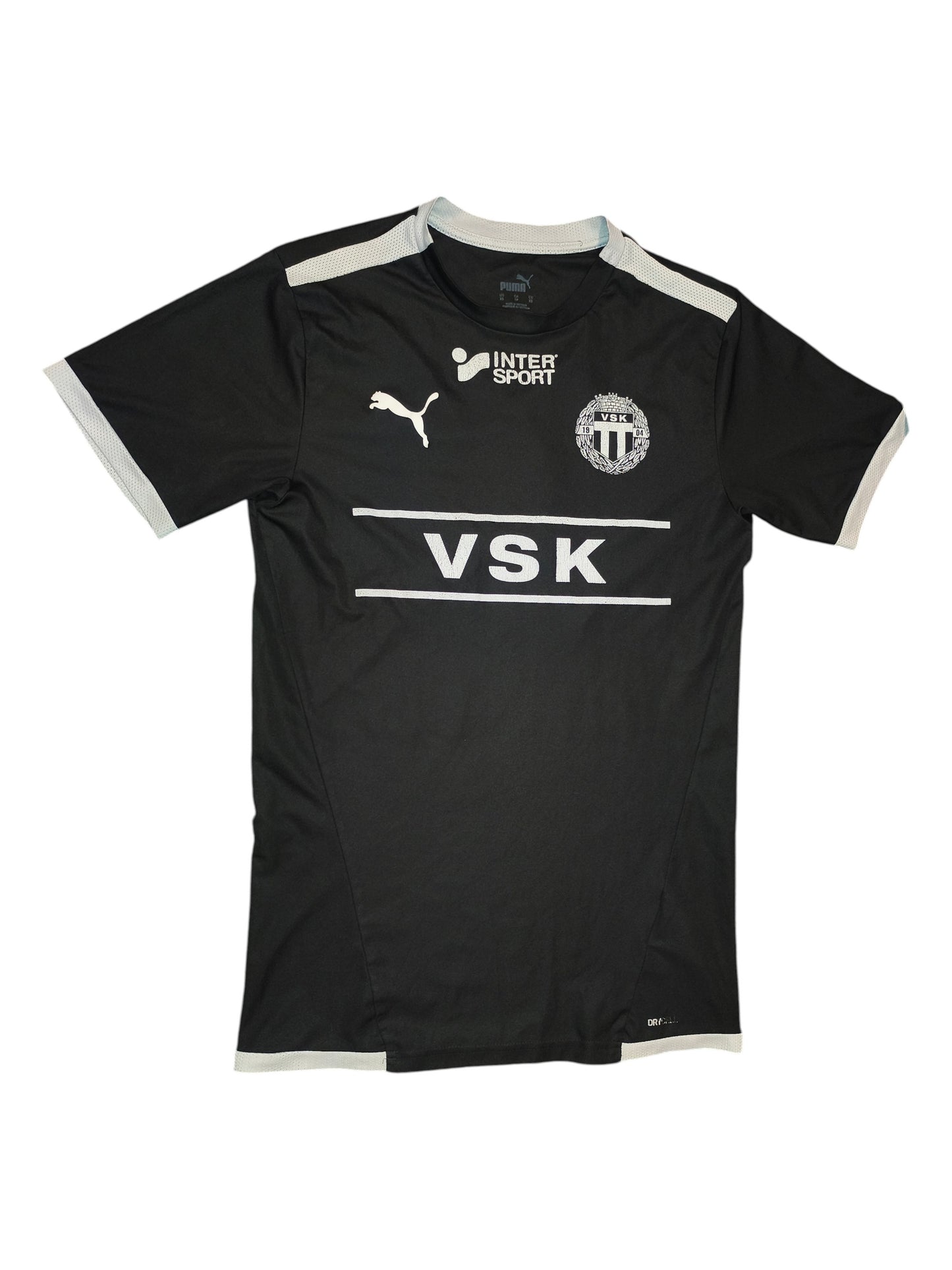 PUMA Vasteras SK Football Shirt Size XS Black VSK Sweden Jersey Top Triko No. 21
