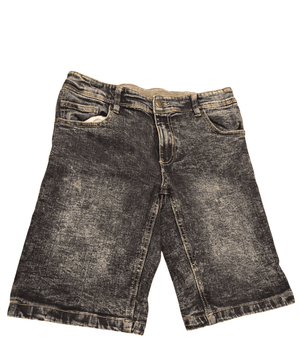 Destination Boys Denim Shorts Size 146 Blue Acid Wash Adjustable Waist Jeans