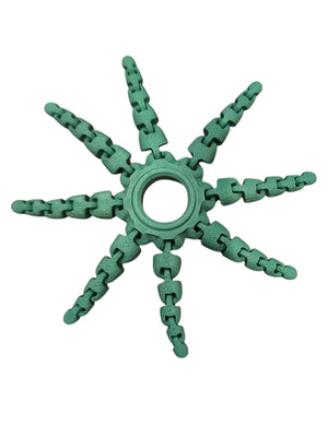 3D Printed Articulated Starfish Fidget Toy - Flexible Jointed Sensory Toy