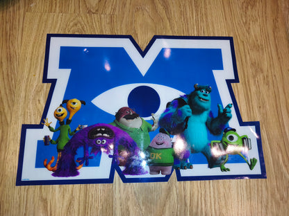 Official Disney Pixar Monsters University "MU" Character Placemat