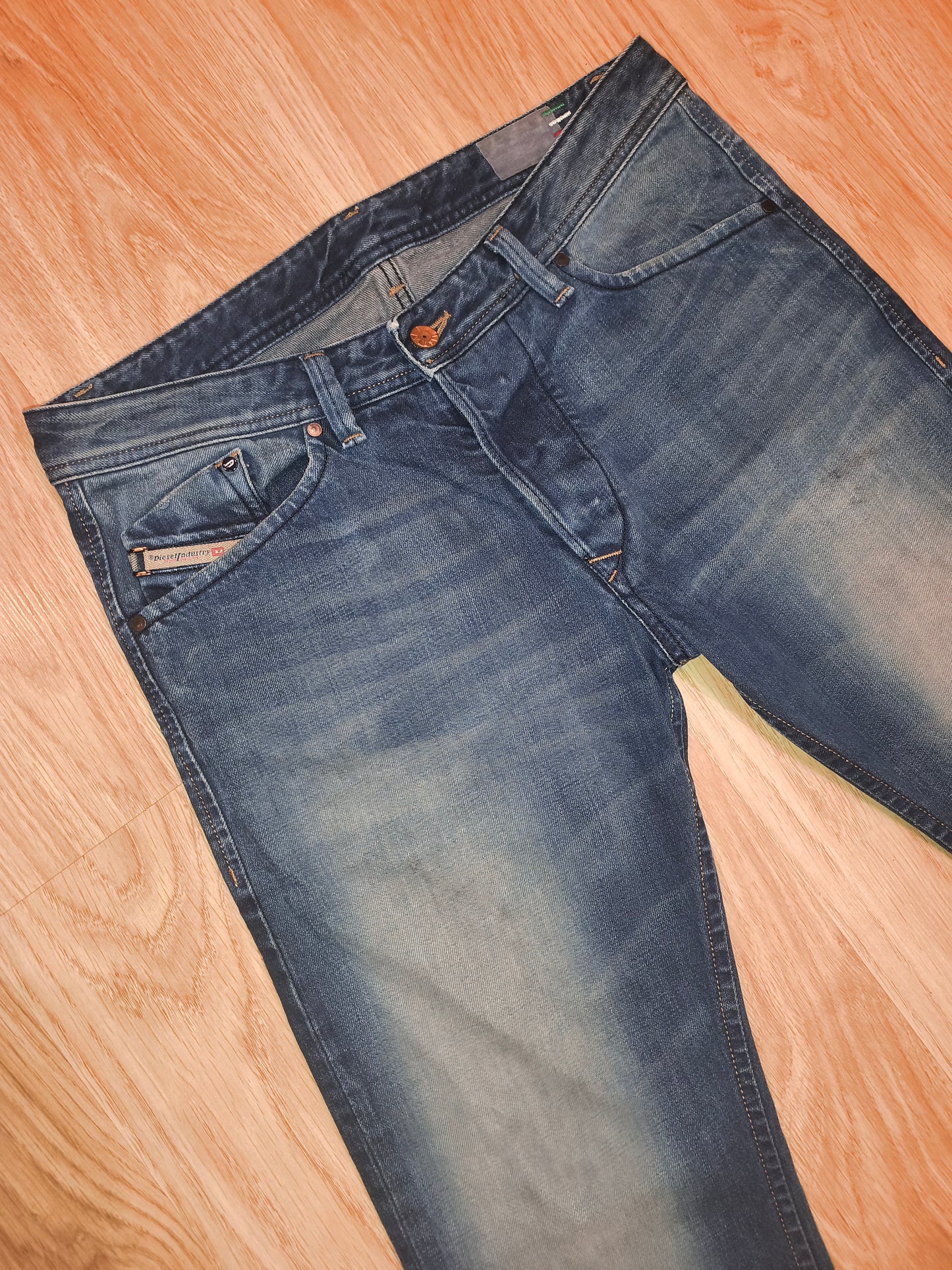 DIESEL Blue Eyecons 2012/2 Edition Jeans Men's Size 32 Made In Italy Cotton Blue
