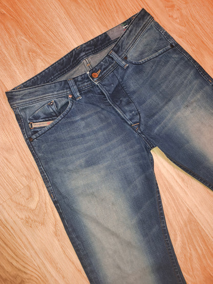 DIESEL Blue Eyecons 2012/2 Edition Jeans Men's Size 32 Made In Italy Cotton Blue