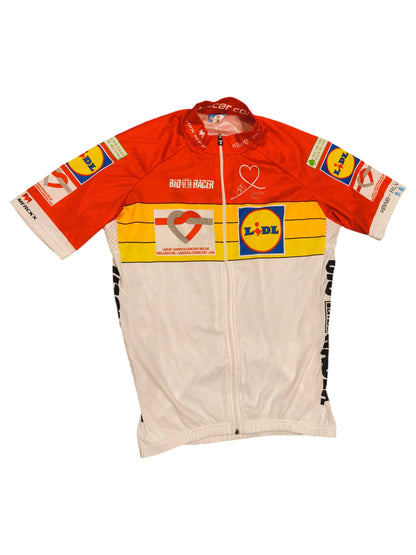 BioRacer Belgium Cardio Tour Cycling Jersey Lidl Eddy Merckx KBWB Men's