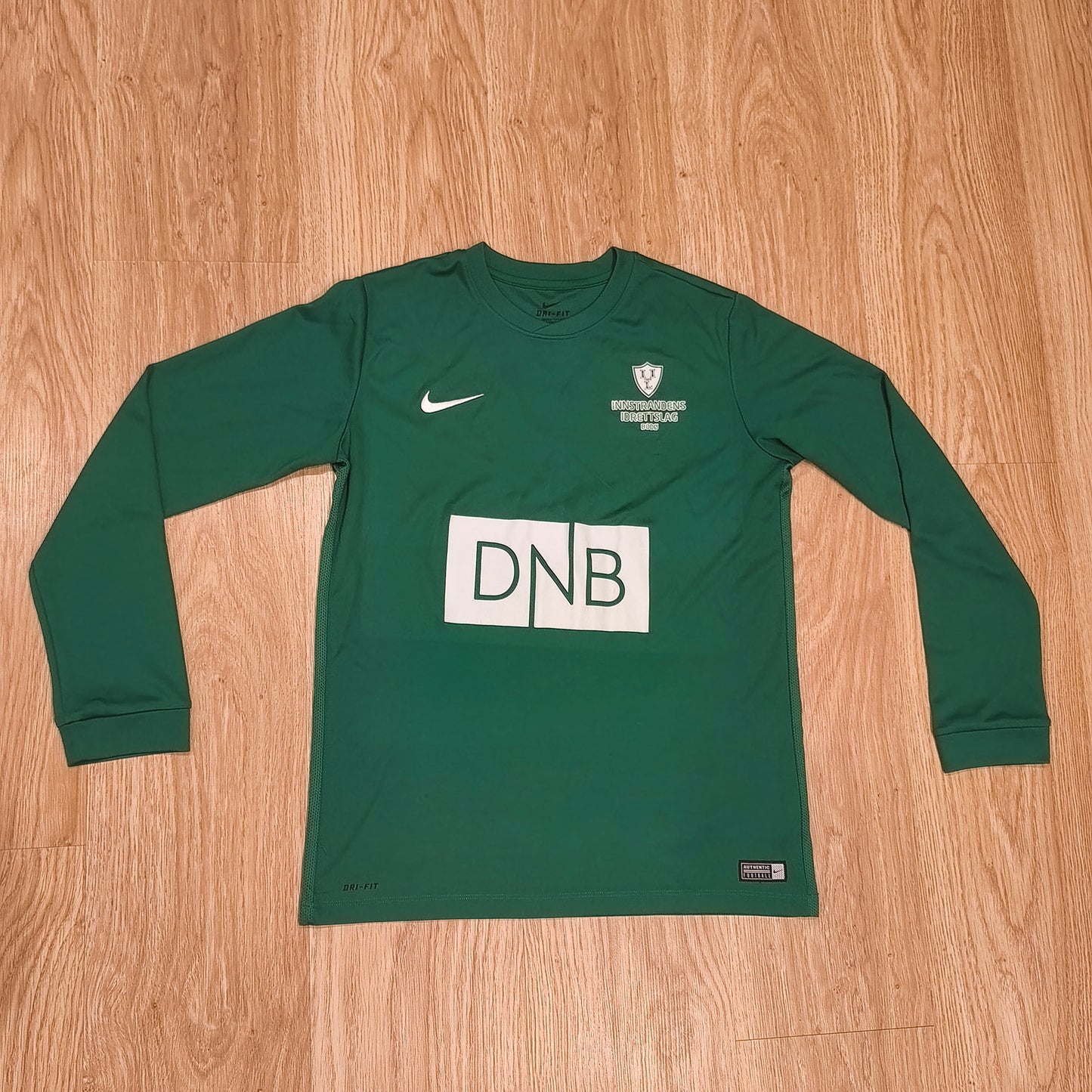 Nike Innstrandens IL Bodø Football Shirt Jersey Long Sleeve Green Dri-FIT #19
