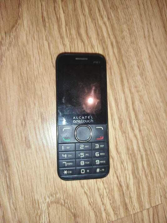 Alcatel OneTouch Vintage Candybar Mobile Phone – Black (Untested / For Parts / Prop)
