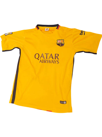 FC Barcelona 2015/16 Away Senyera Kit #11 Neymar Jr - Fan Version Jersey Size L