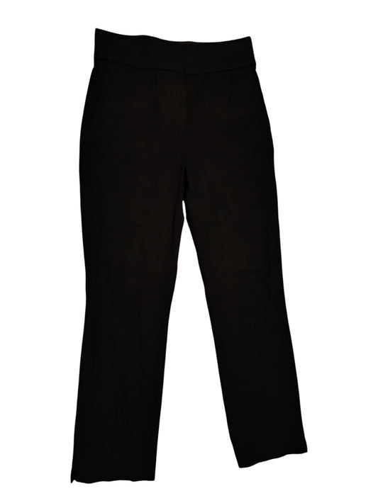 Next Women's Black Slim Leg Trousers Size UK 8 Stretch Pull On Smart Work