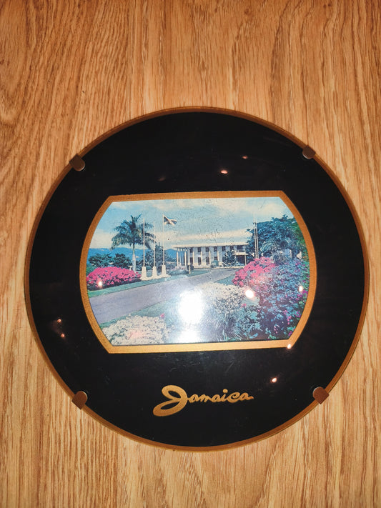 Vintage Jamaica House Decorative Wall Plaque – Collectible Souvenir