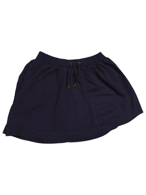 Polo Ralph Lauren Mädchen-Skort aus marineblauem Baumwollstrick, Größe 14, Kordelzugbund