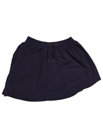 Polo Ralph Lauren Girls Navy Blue Cotton Knit Skort Size 14 Drawstring Waist