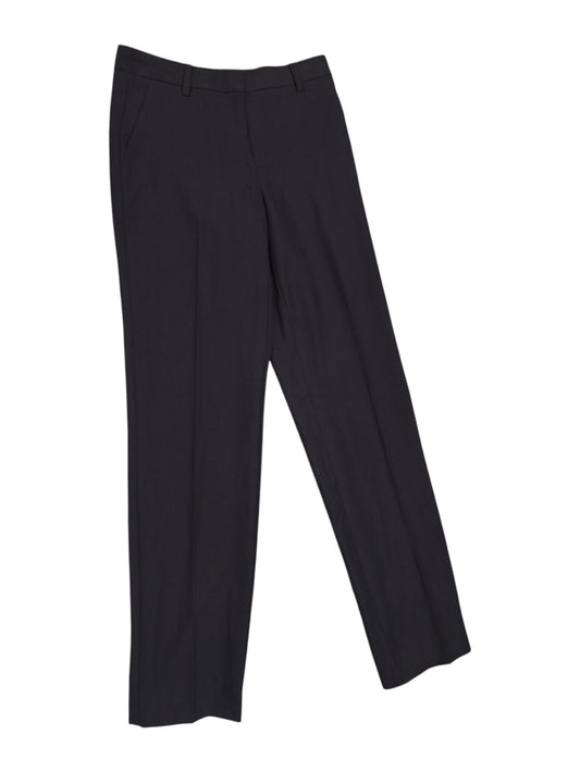 M&S Collection Navy Textured Trousers Size UK 6 Regular Workwear Smart Casual