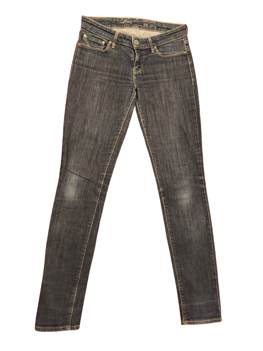 Levi's Demi Curve Skinny Jeans Women’s 26x32 Dark Wash Indigo Stretch Denim