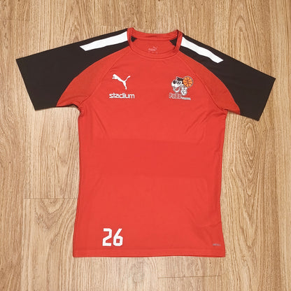 Puma Puhu Vantaa Basketball Jersey Shirt Mens Small Red Black DryCell #26 ONNI