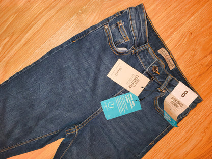 Denim Co. High Waist Skinny Jeans – New With Tags (UK 8)