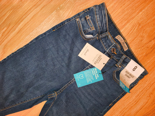 Denim Co. High Waist Skinny Jeans – New With Tags (UK 8)
