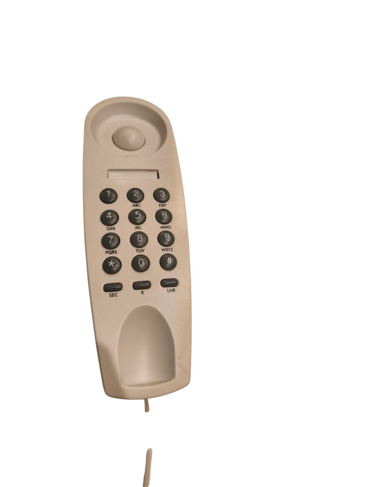 Argos Value Range B100 Slimline Telephone - White/Cream - Wall Mountable