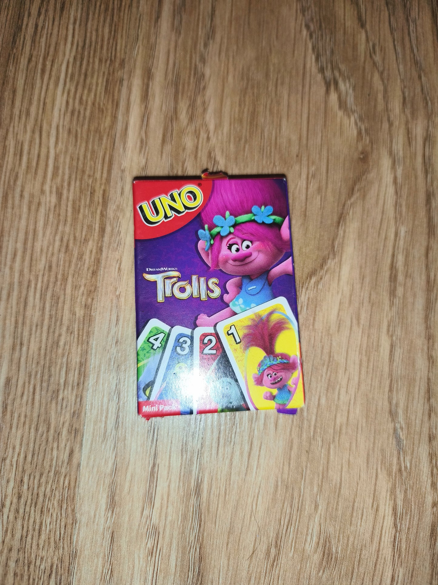 DreamWorks Trolls Mini UNO Card Game | 2024 McDonald's Happy Meal Collectible