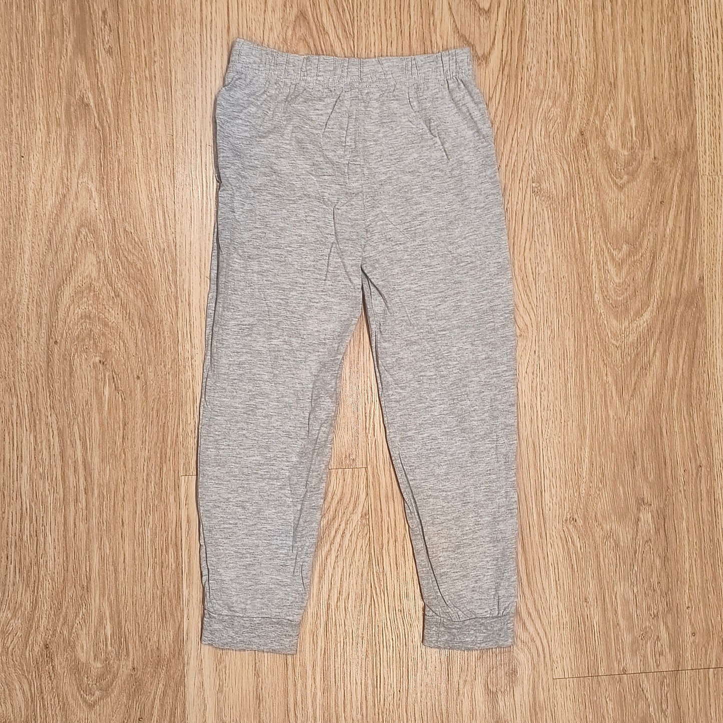 Nutmeg Grey Joggers Sweatpants Elastic Waist Cuffed Bottoms Pants Age 5-6 Years