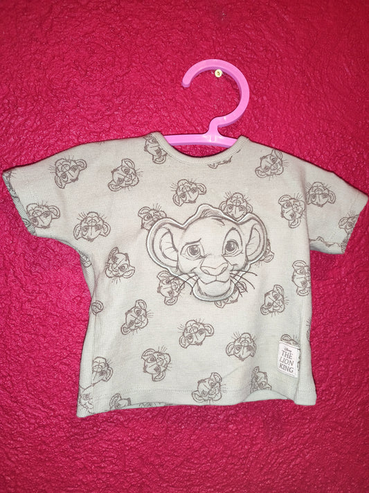 Disney Baby The Lion King Simba All-Over Print Waffle Knit T-Shirt