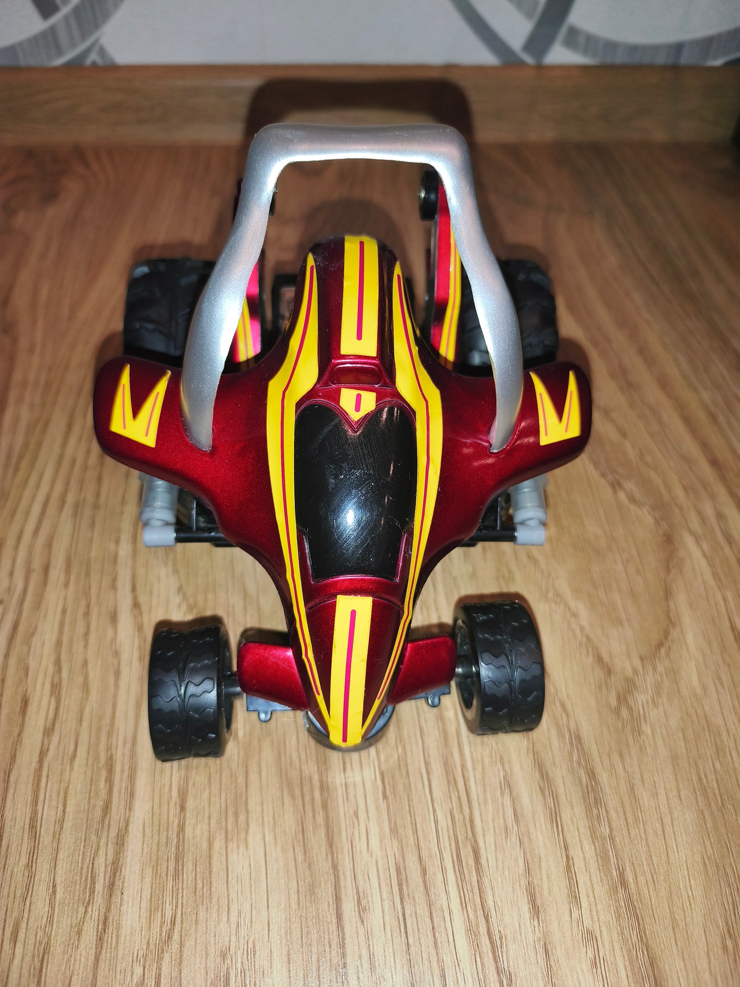 Vintage The Black Series "Street Savage" RC Stunt Car (Red/Yellow) – 49 MHz, Untested / Replacement Car Only