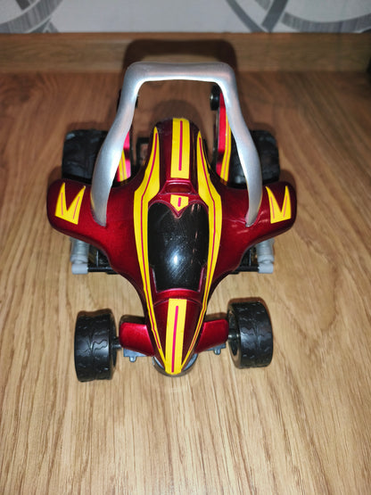 Vintage The Black Series "Street Savage" RC Stunt Car (Red/Yellow) – 49 MHz, Untested / Replacement Car Only