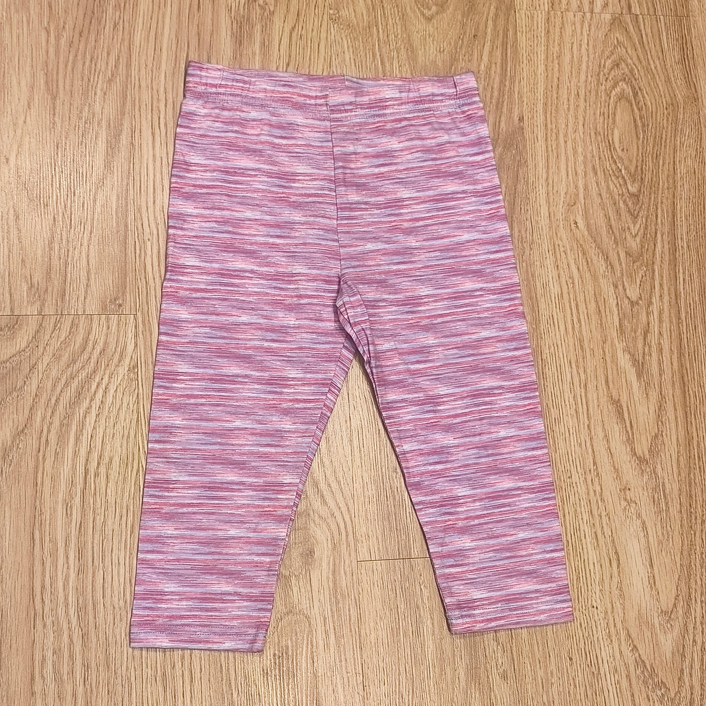 Primark Cares Girls Space Dye Leggings Pink Purple Pants Age 9-10 Yrs 140cm