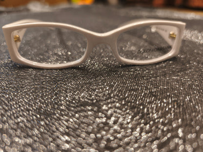 Dolce & Gabbana White Eyeglass Frames Vintage 2000s DG 850 Italy Eyeglasses Case