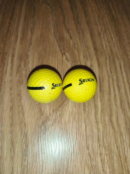 Srixon Yellow Golf Balls – High-Visibility Performance Set (2-Pack)