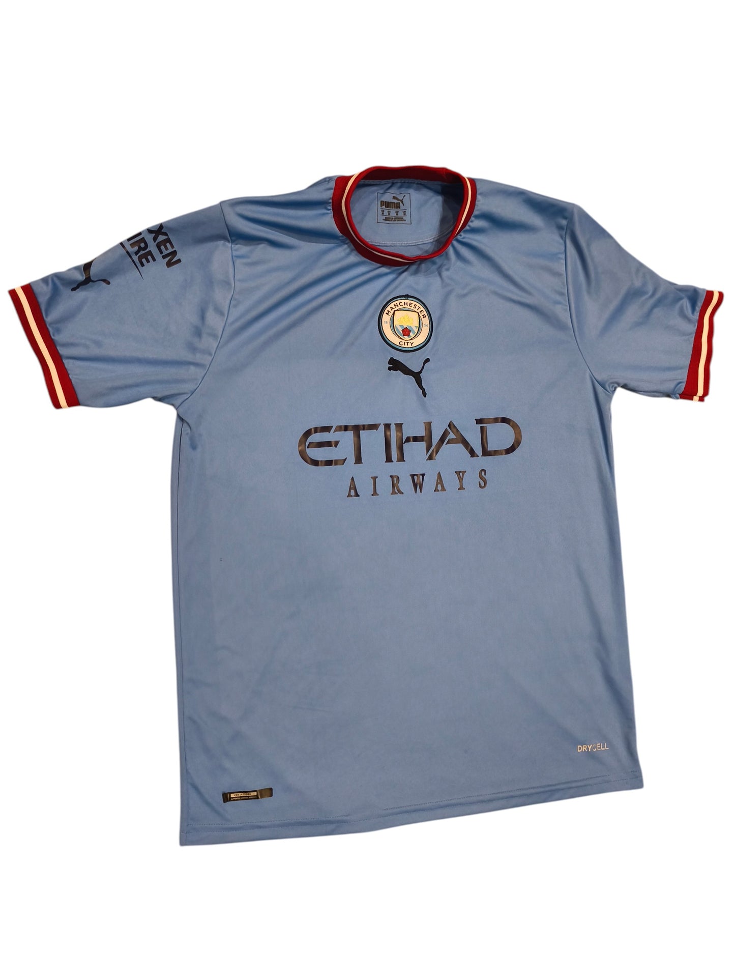 Manchester City 2022/23 #9 Haaland Jersey - Sky Blue (Size M)