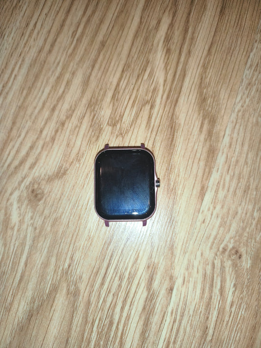 Rose Gold Square Smartwatch Dial Only – Untested / For Parts or Repair (No Strap/No Charger)