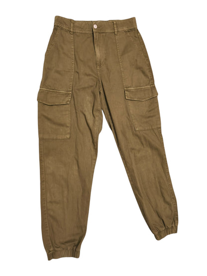 Detailed: New Look Khaki Green Denim Cargo Joggers Pants Womens UK 10 EU 38 US 6