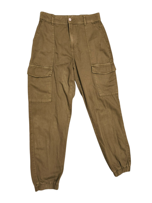 Detailed: New Look Khaki Green Denim Cargo Joggers Pants Womens UK 10 EU 38 US 6