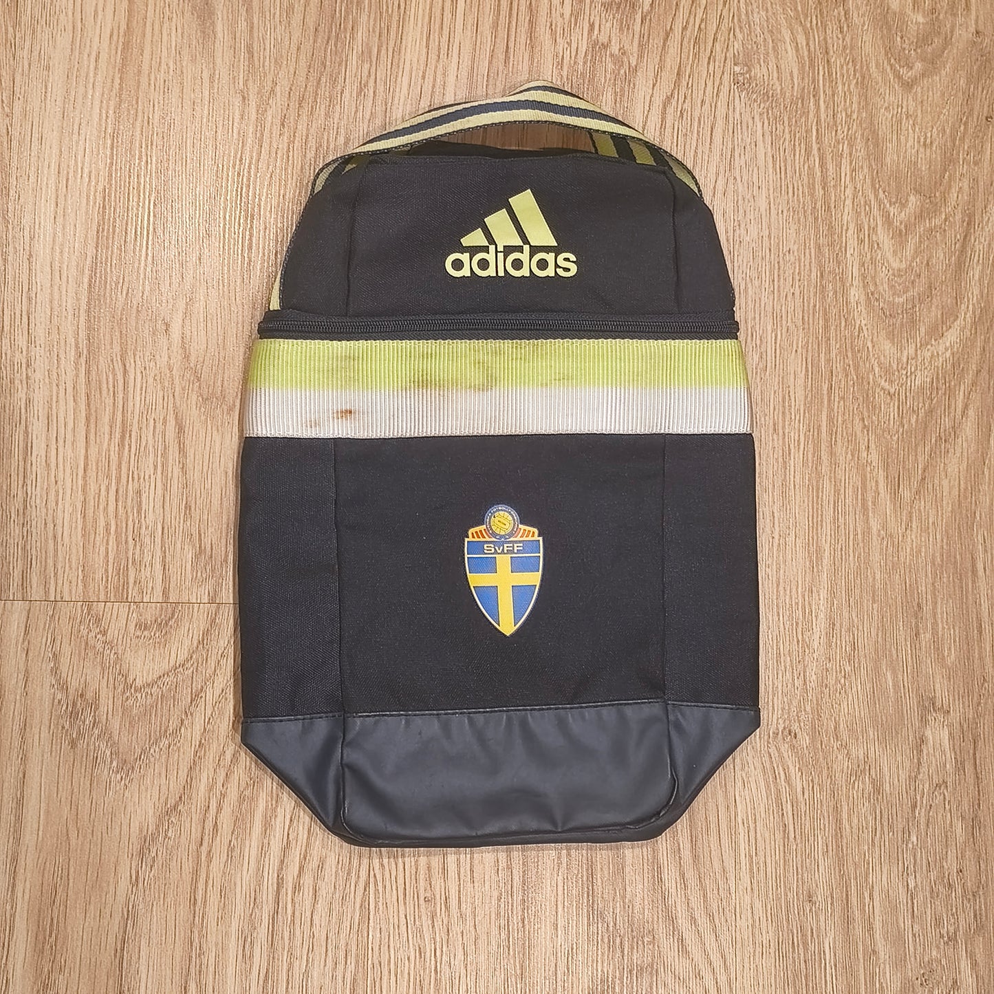 Adidas Sweden SvFF Football Boot Bag Shoe Travel Case Navy Blue Yellow
