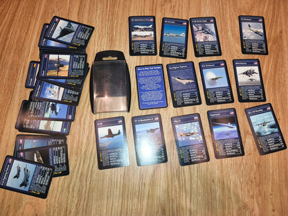 Top Trumps: Ultimate Military Jets Card Game – Collector’s Set with Case