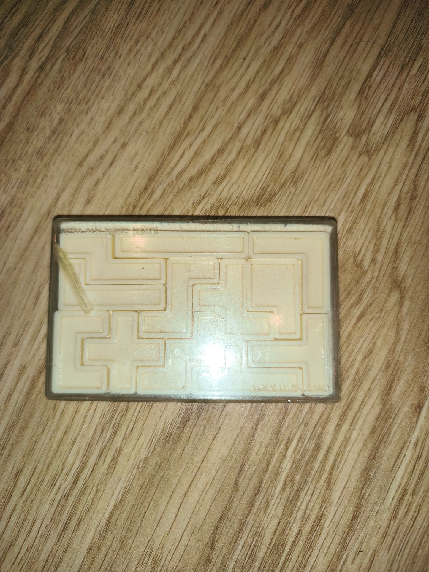 Vintage Peter Pan Series Sliding Block Puzzle – Retro Pocket Game Made in England
