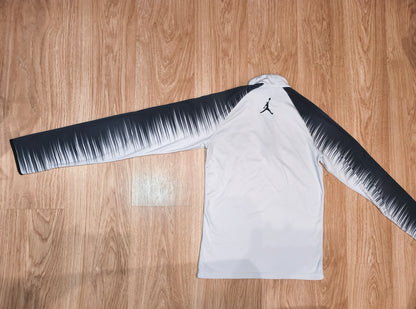 Paris Saint-Germain Fan-Edition 1/4 Zip Training Top – White/Black – Size S