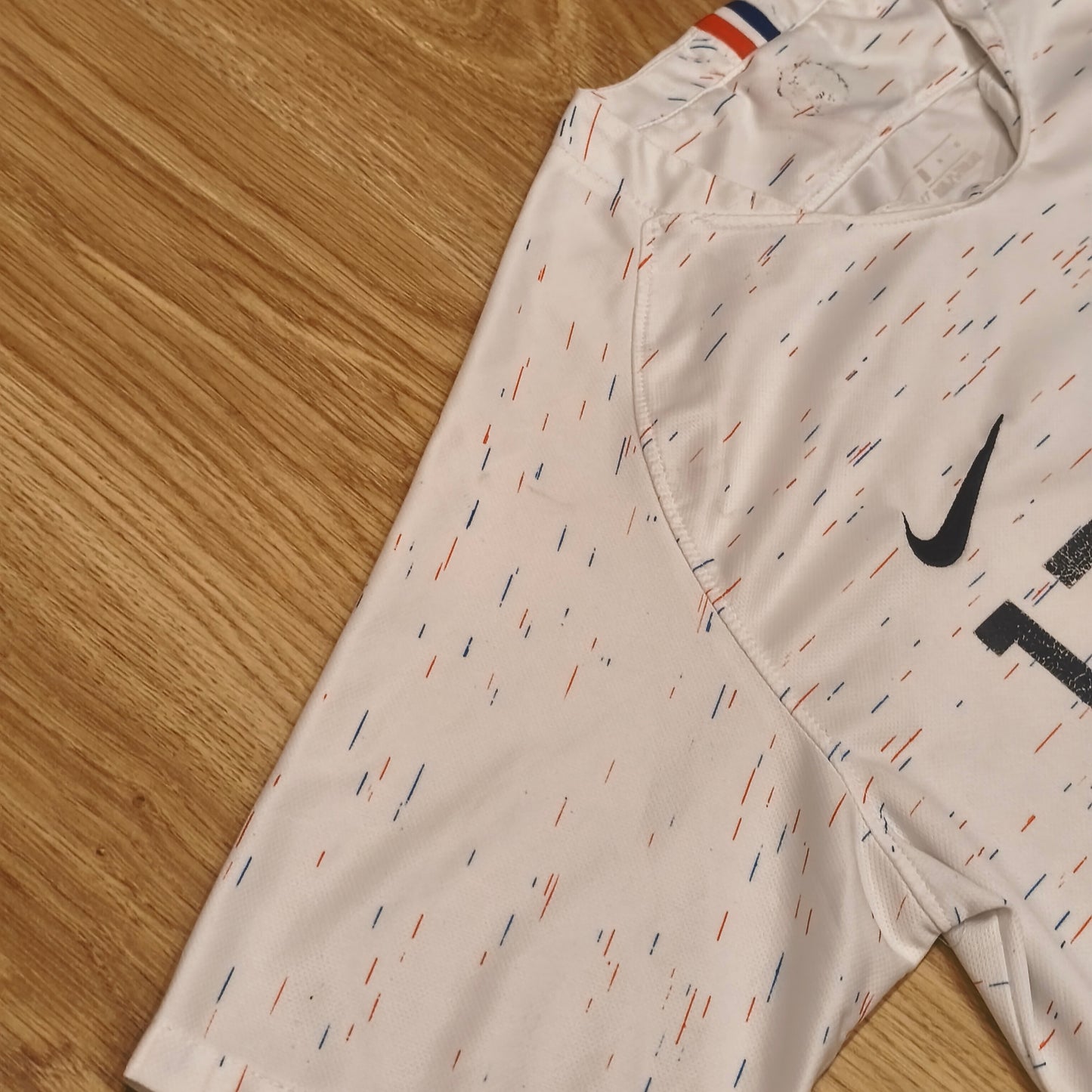 Nike France 2018 Away Jersey Kante #13 Soccer Shirt White 2 Star FFF