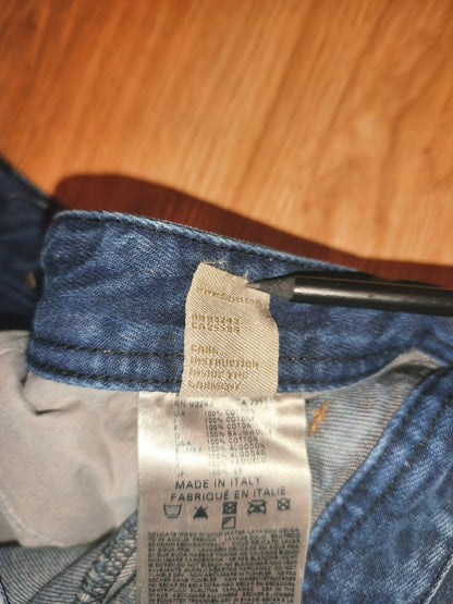 DIESEL Blue Eyecons 2012/2 Edition Jeans Men's Size 32 Made In Italy Cotton Blue