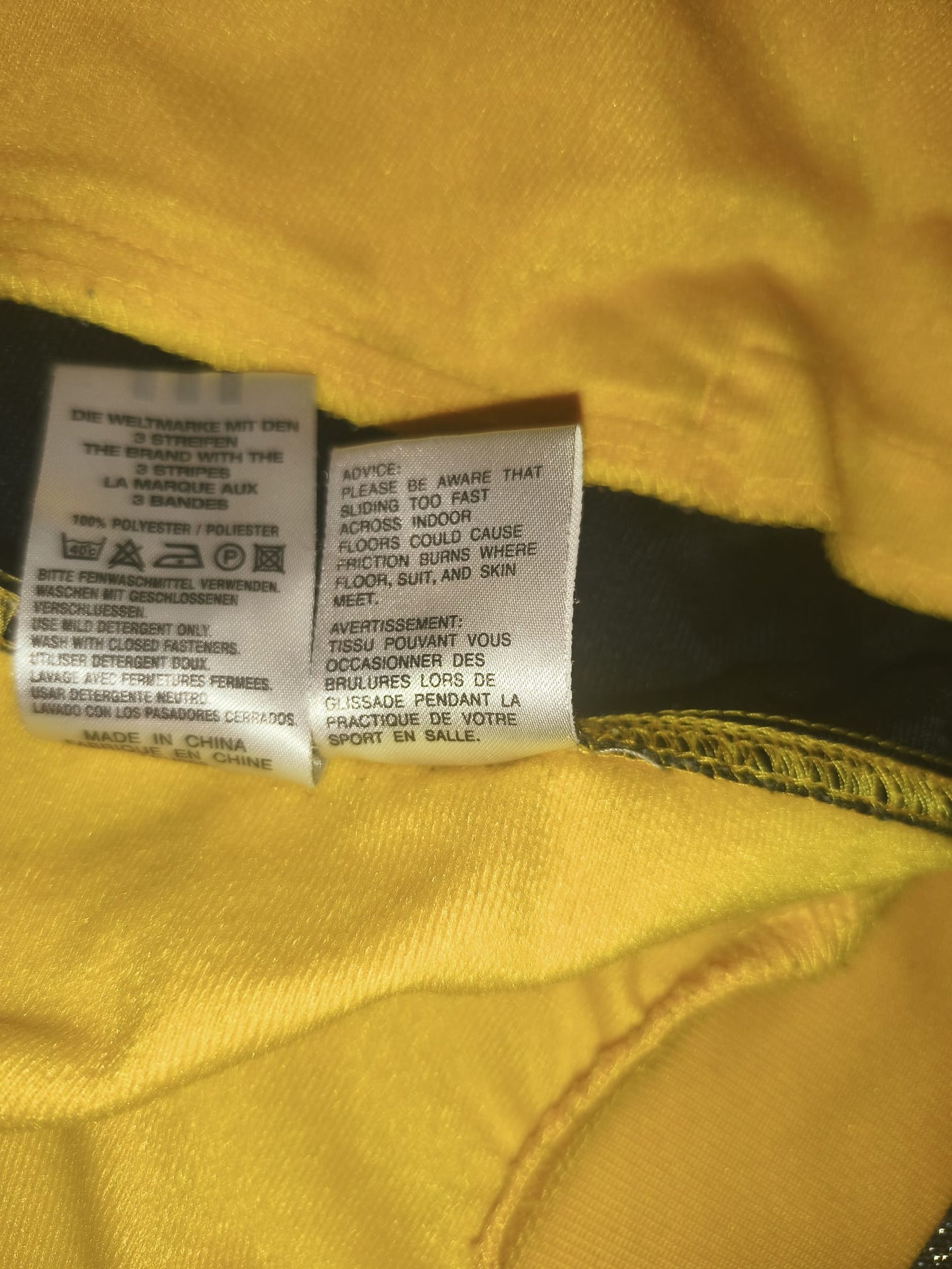 Vintage 2002 Adidas Åsbro GoIF Golf Magic Track Jacket Yellow Black Men's Size M