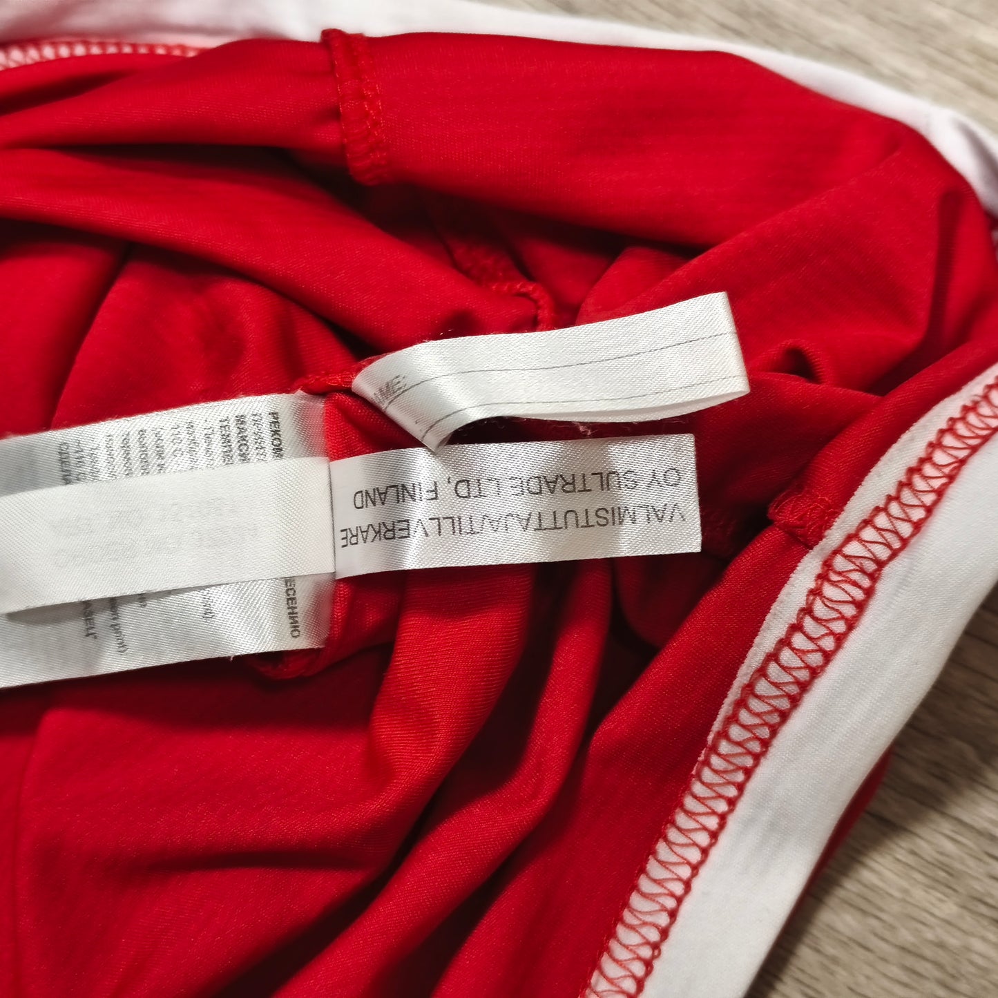 Umbro EPS Espoo Football Shirt Soccer Jersey Red Long Sleeve Size XS #6