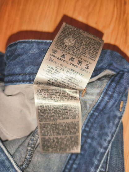DIESEL Blue Eyecons 2012/2 Edition Jeans Men's Size 32 Made In Italy Cotton Blue