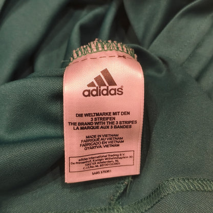 Adidas Mens Green Climalite Short Sleeve Soccer Jersey Shirt Keuda Tuusula #4