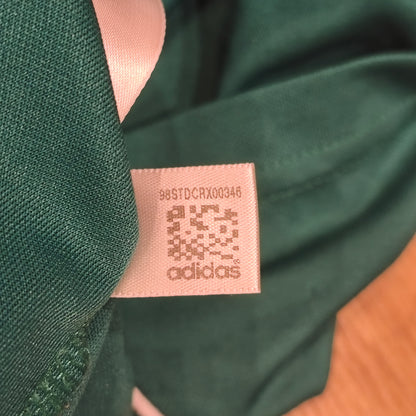 Adidas Mens Green Climalite Short Sleeve Soccer Jersey Shirt Keuda Tuusula #4