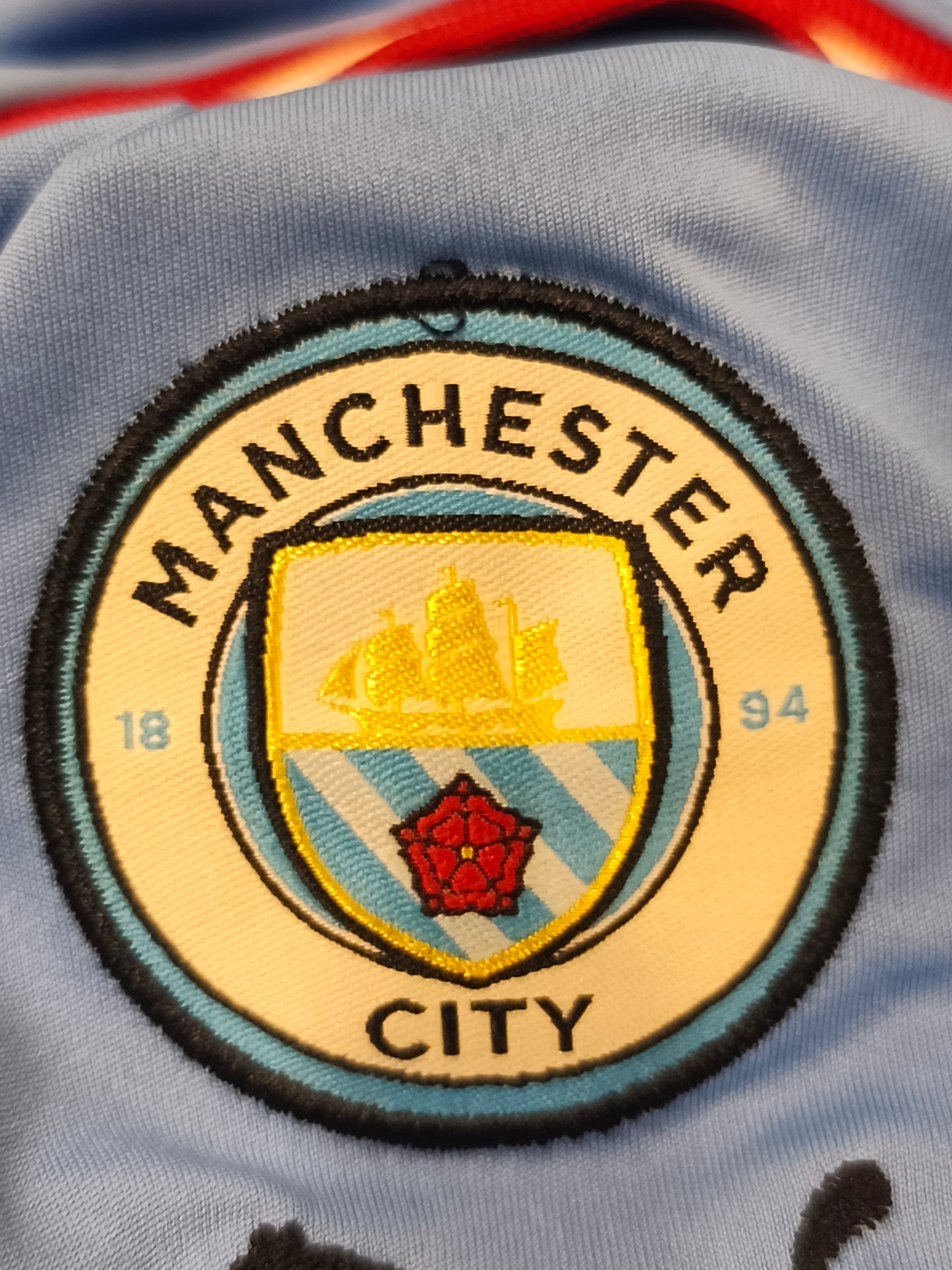 Manchester City 2022/23 #9 Haaland Jersey - Sky Blue (Size M)