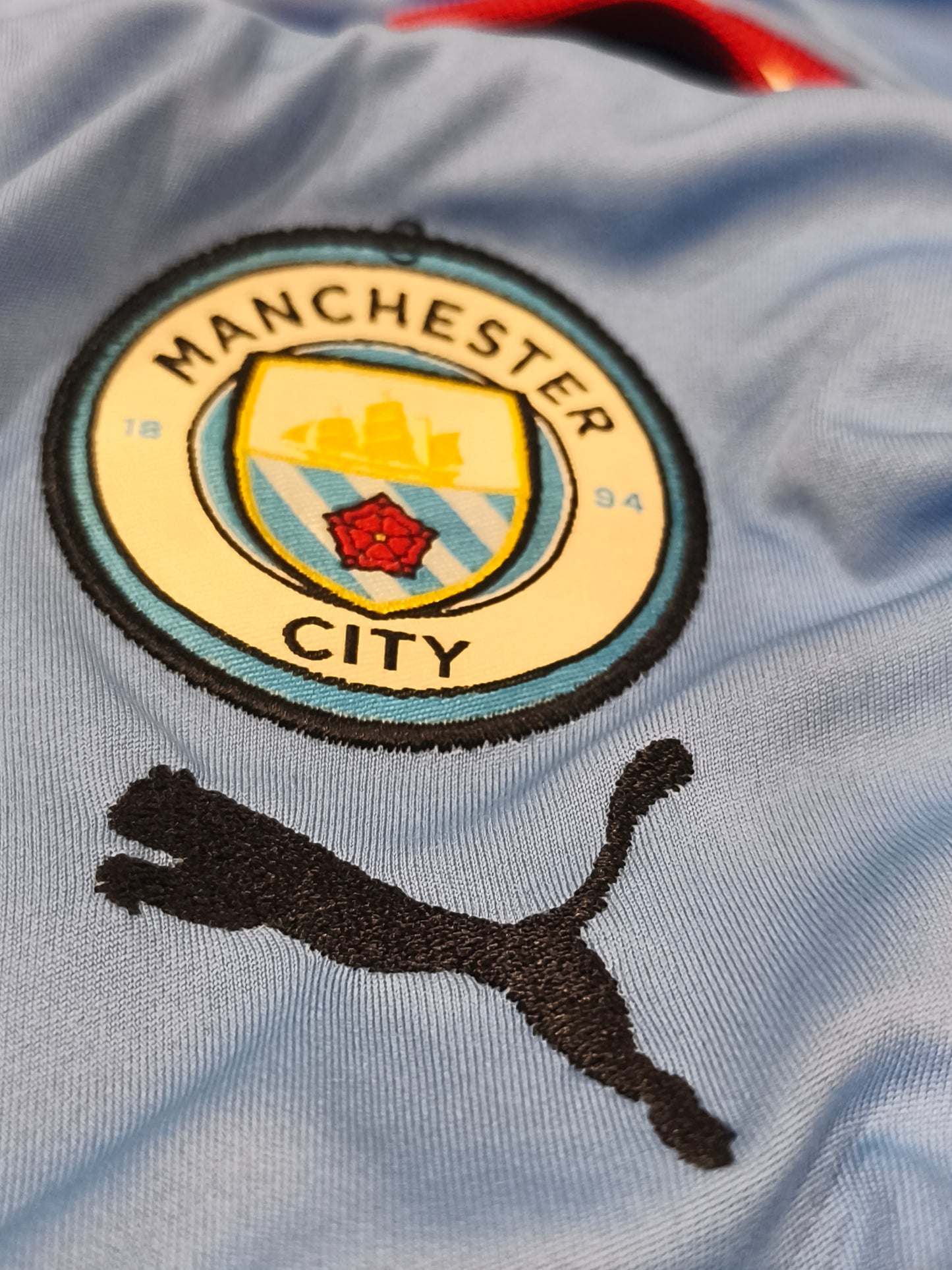 Manchester City 2022/23 #9 Haaland Jersey - Sky Blue (Size M)