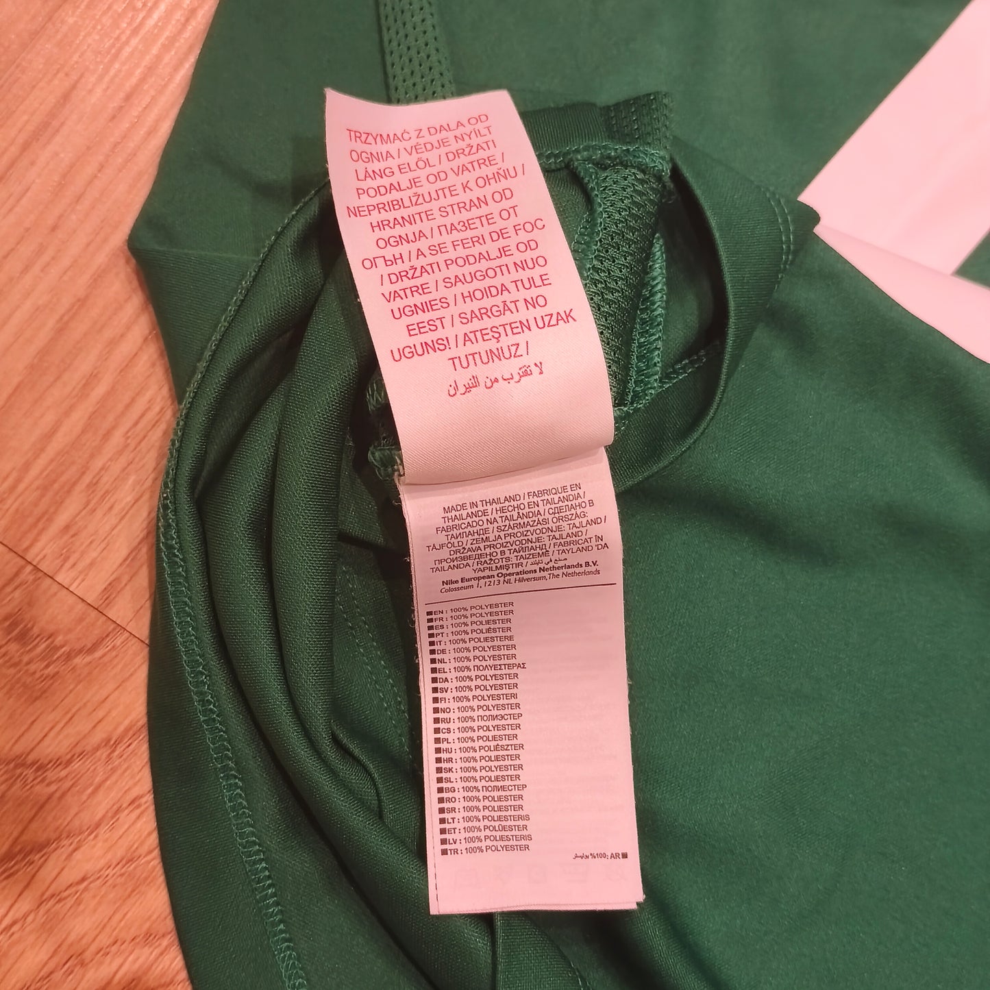 Nike Innstrandens IL Bodø Football Shirt Jersey Long Sleeve Green Dri-FIT #19