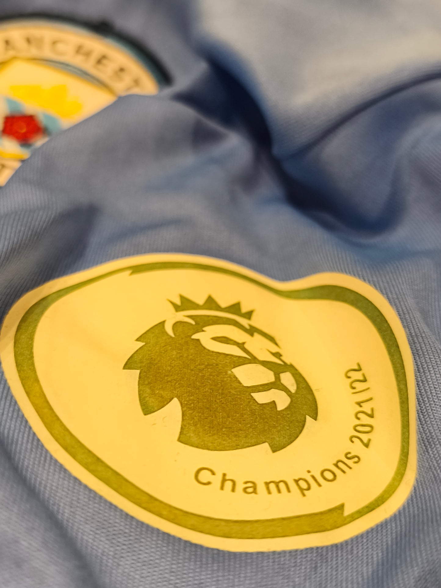 Manchester City 2022/23 #9 Haaland Jersey - Sky Blue (Size M)